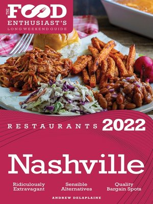 cover image of 2022 Nashville Restaurants